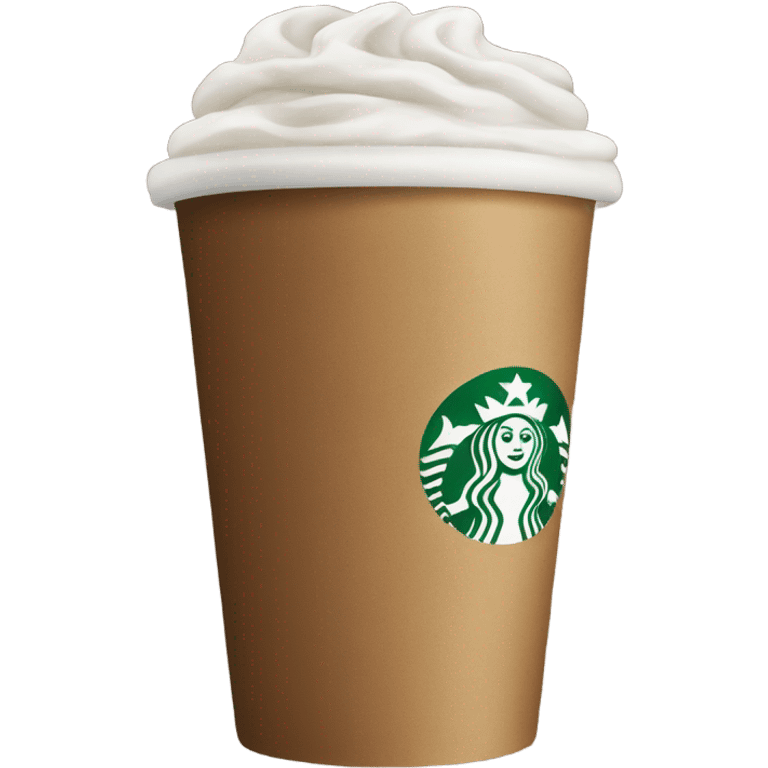 Starbucks coffee emoji