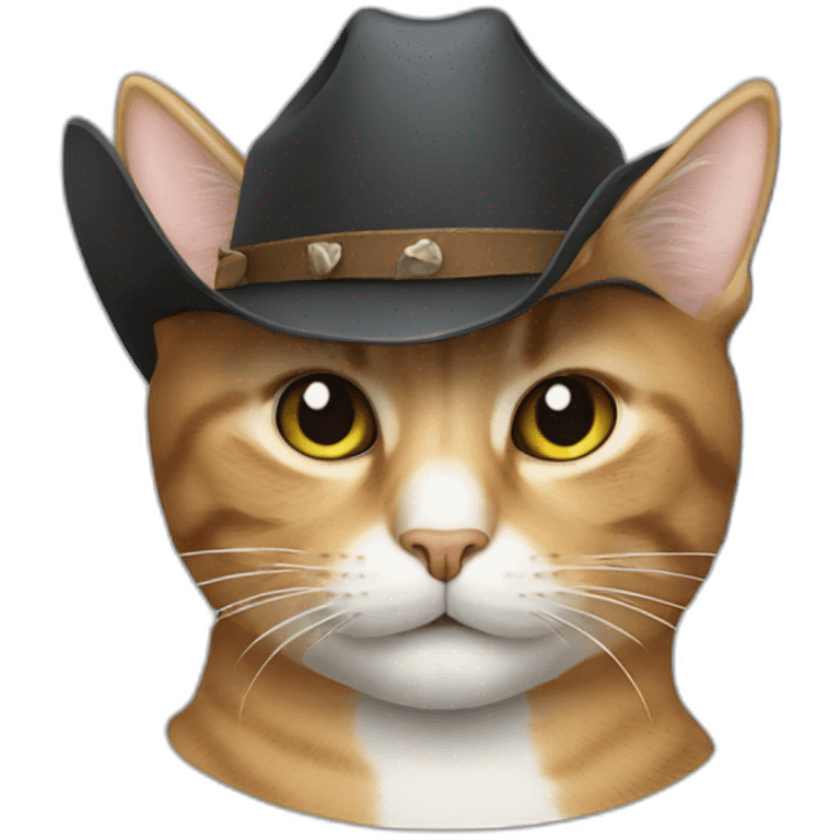 cat in the cowboy hat emoji