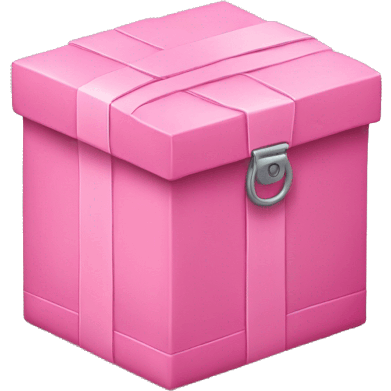 Pink box  emoji