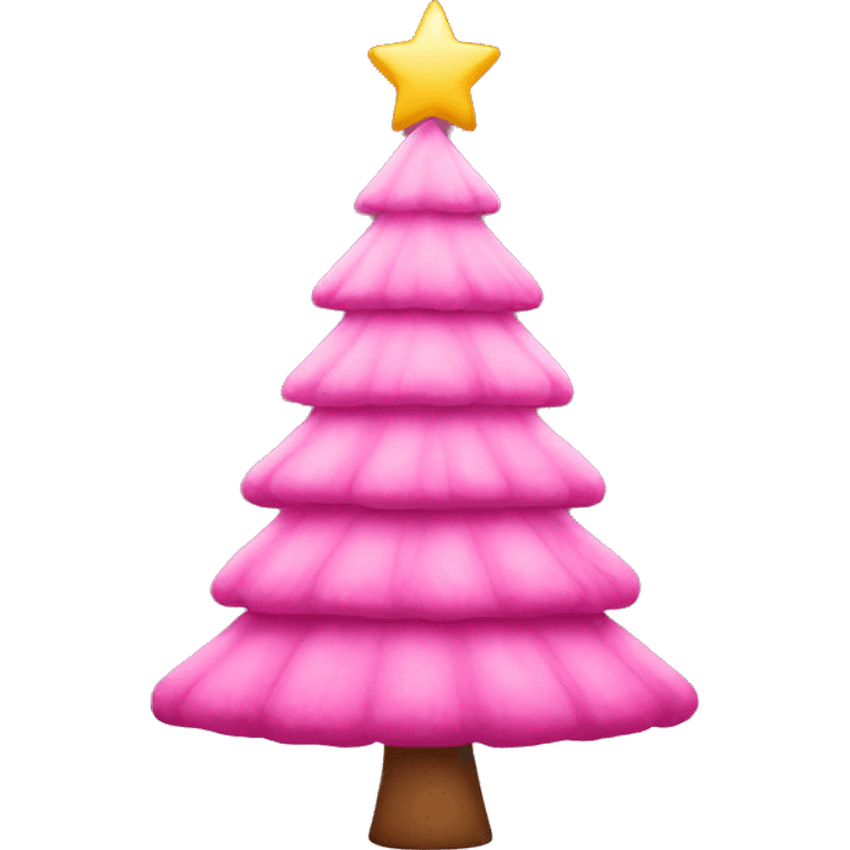 pink christmas tree  emoji