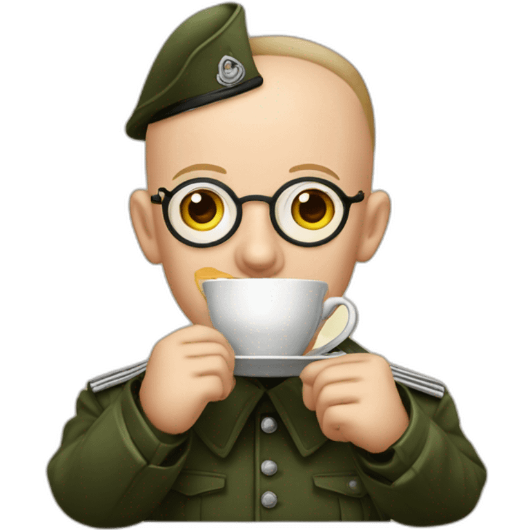 heinrich himmler enjoying tea emoji