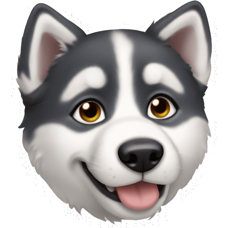 Husky puppy emoji