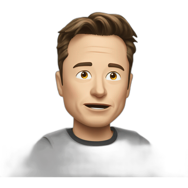 Elon Musk qui pleure emoji