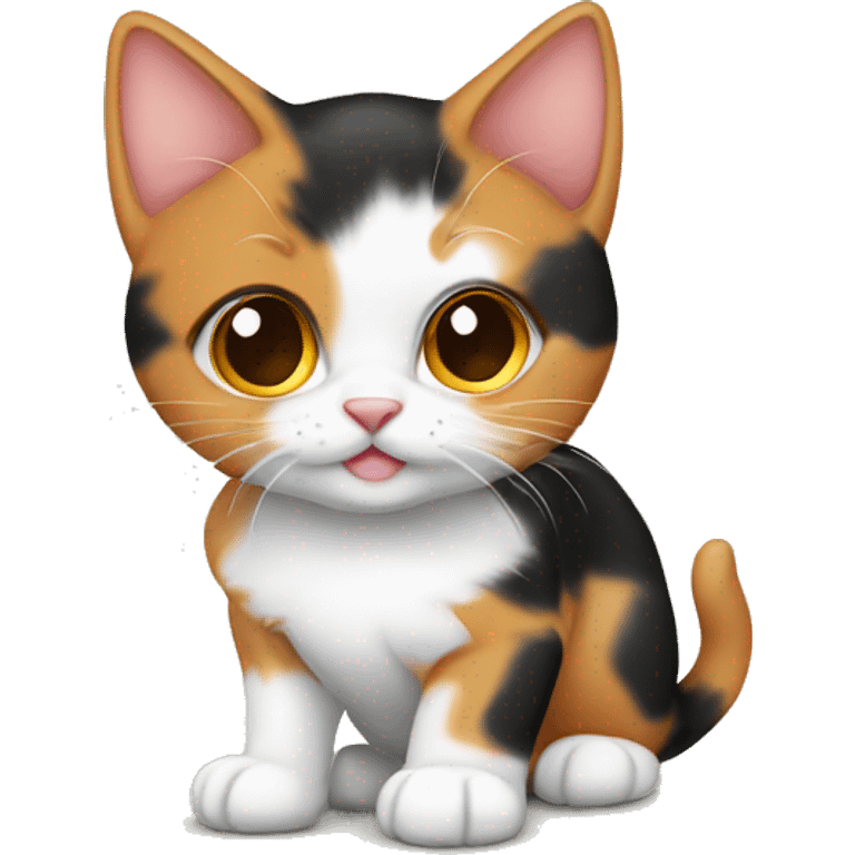 Calico kitten  emoji