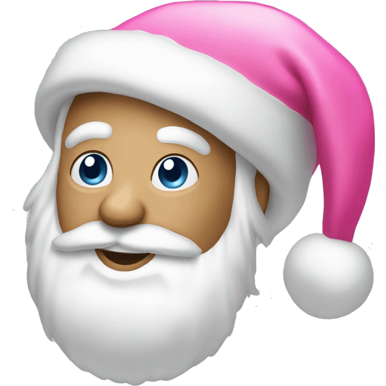 Pink Santa Hat emoji