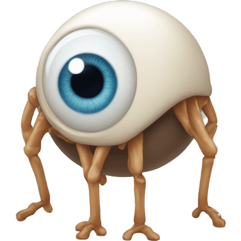 eyeball with legs emoji