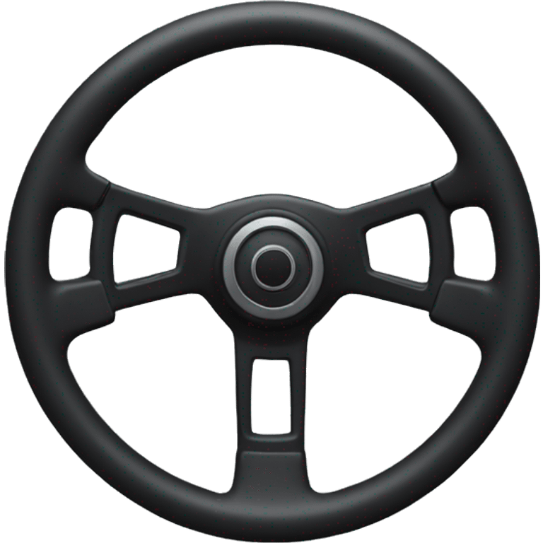 cockpit truck steering wheel emoji