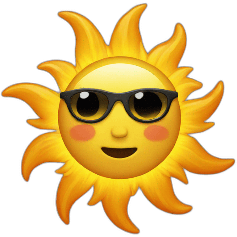 cool sun emoji