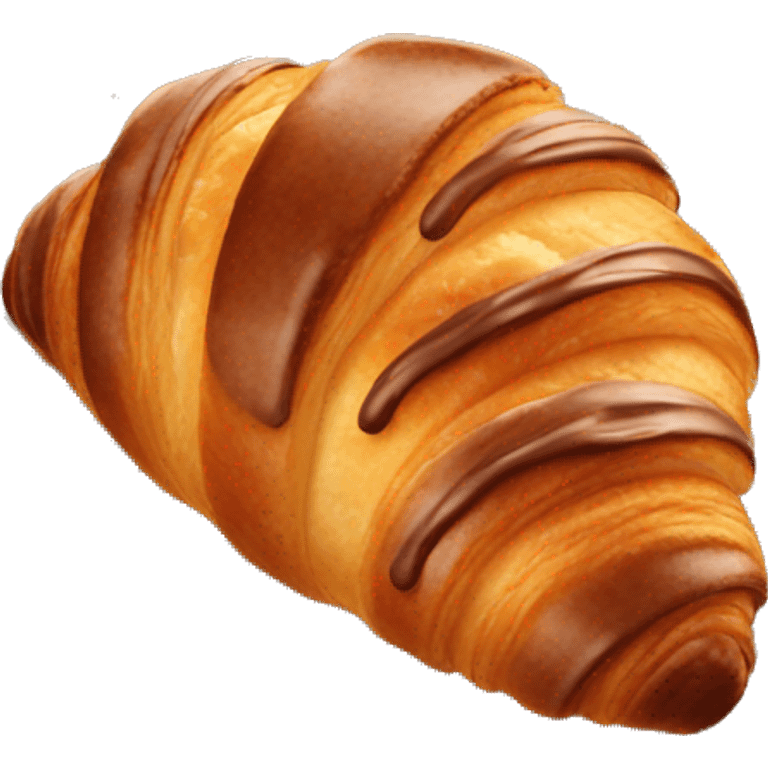 Chocolate croissant  emoji