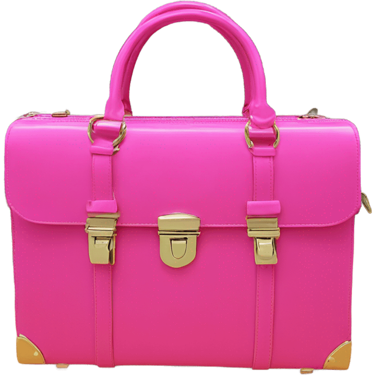 pink briefcase emoji