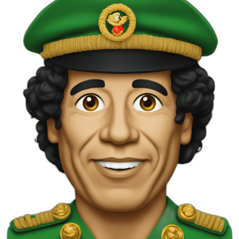 muammar gaddafi emoji