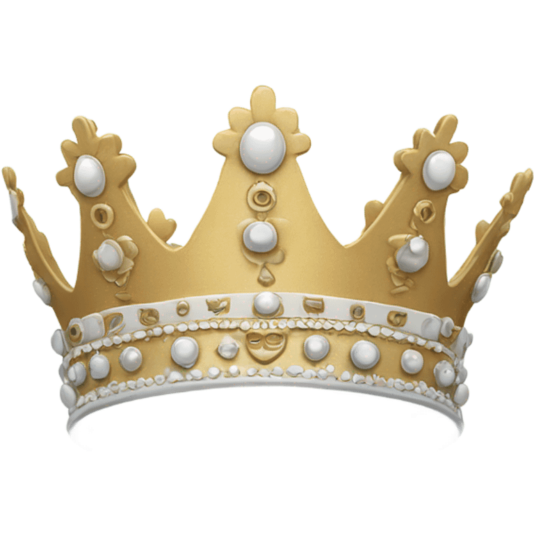 White crown emoji