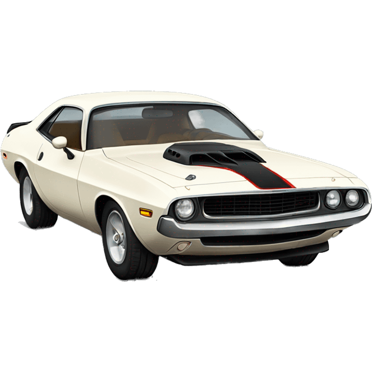 Doge challenger 1970 supercharger car  emoji