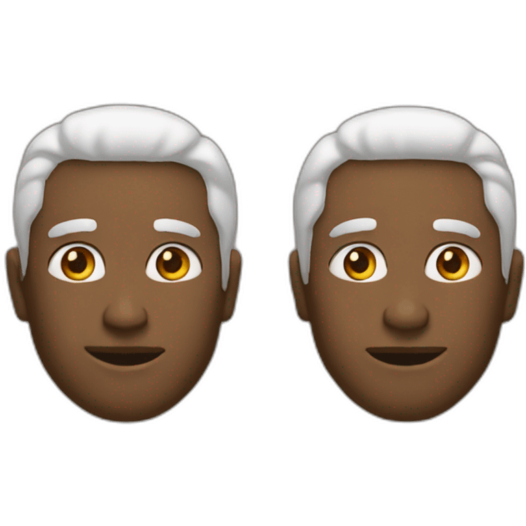 two heads emoji