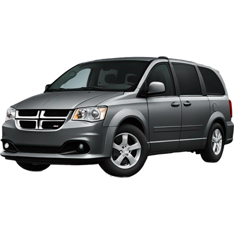 Dark Grey dodge caravan emoji