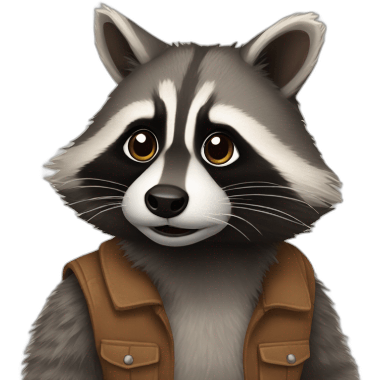 raccoon named Anetta emoji