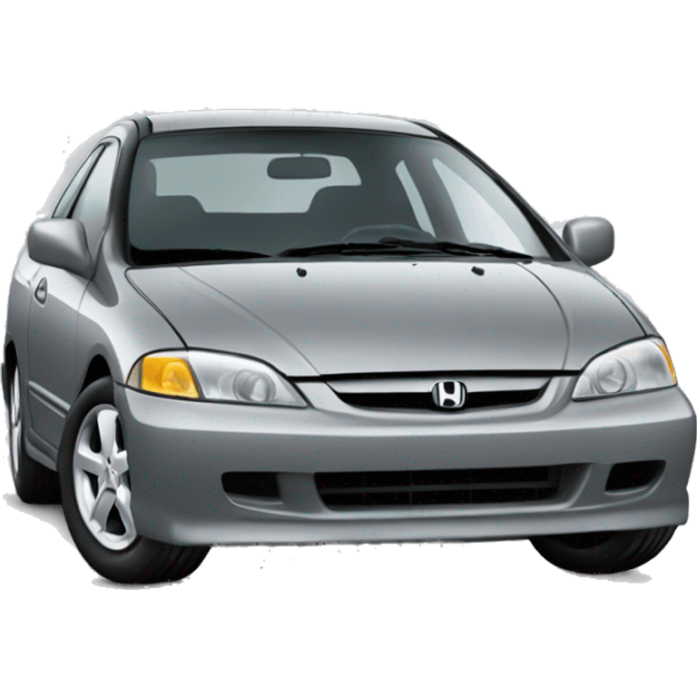 2003 grey honda civic  emoji