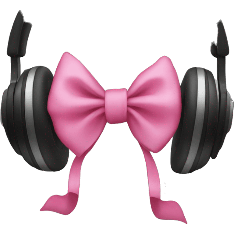 Headphones with bows  emoji