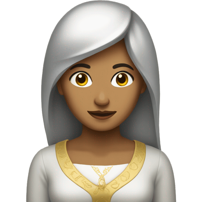 A lady doing a reverence  emoji