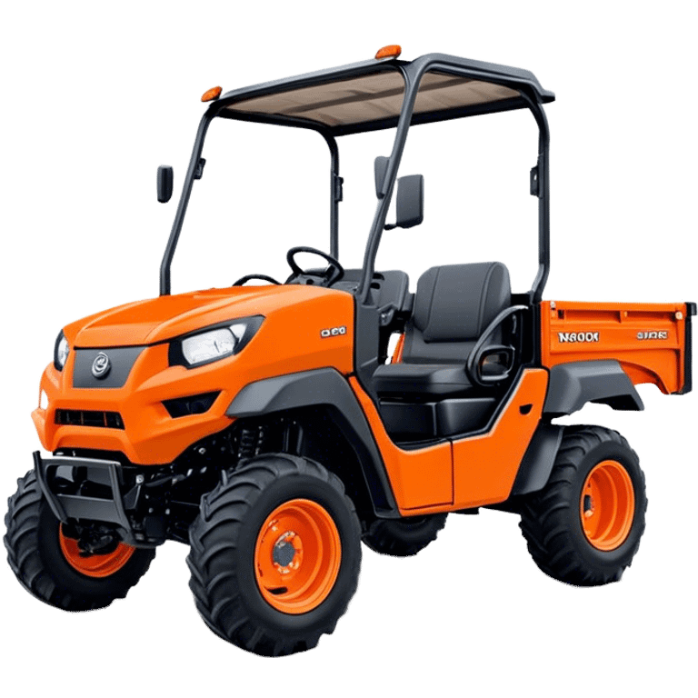 Farm Utility Vehicle (UTV) - Kubota RTV-XG850 (Model Year: 2021) (Iconic colour: Orange) emoji