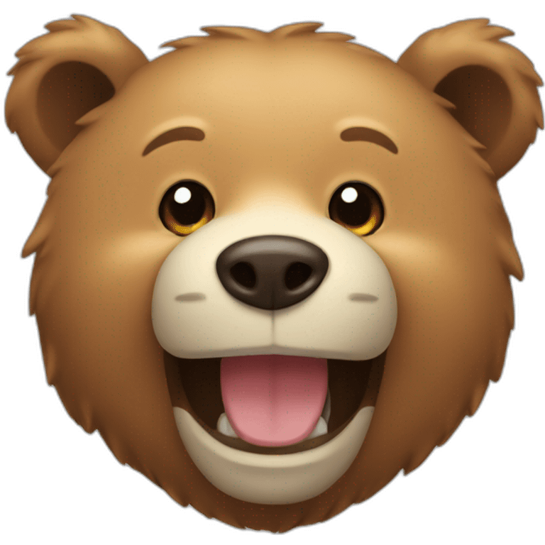 smiling bear emoji