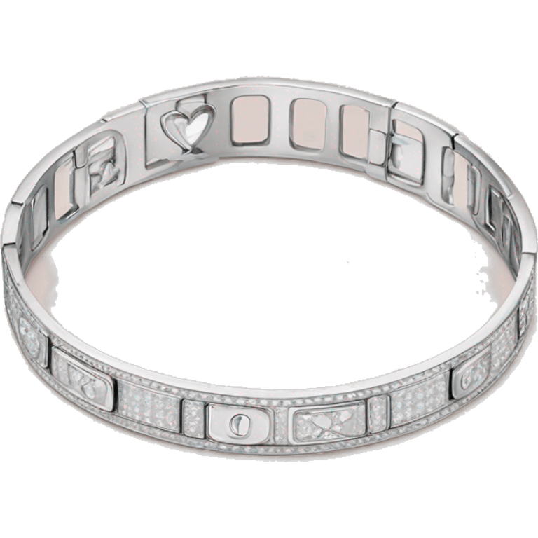 Cartier love bracelat emoji