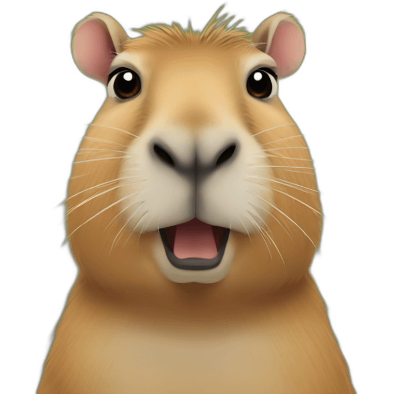 cool capybara emoji