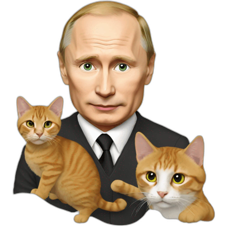 putin with cat emoji