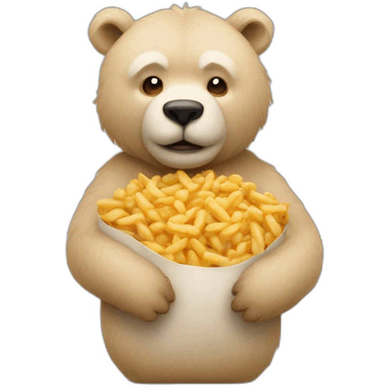 Poutin sur un Ours emoji