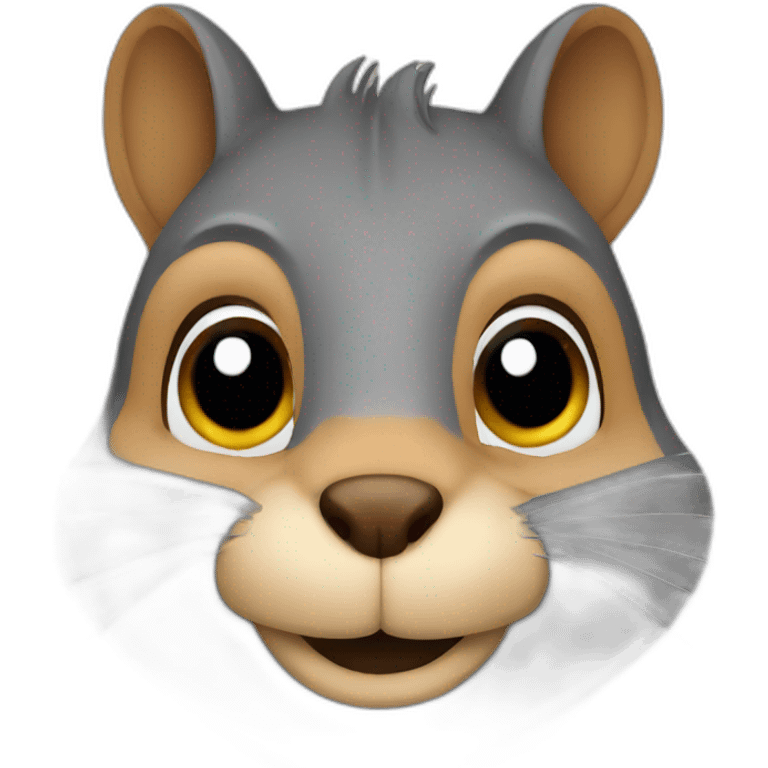 squirrel face emoji