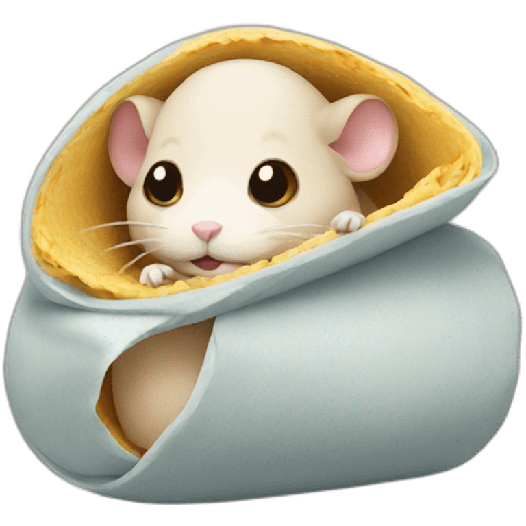 mouse burrito emoji