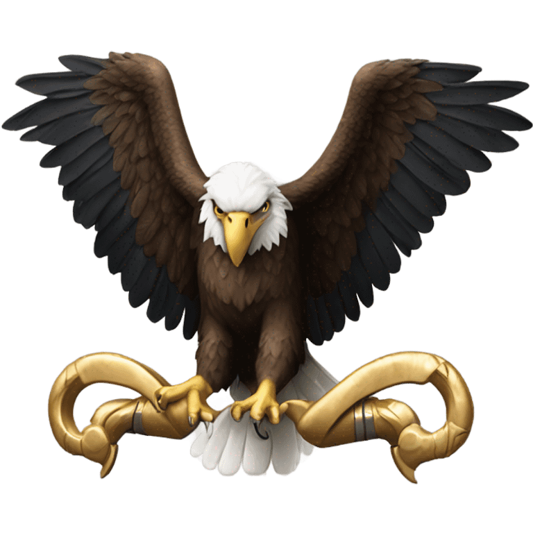 Eagle holding ram emoji