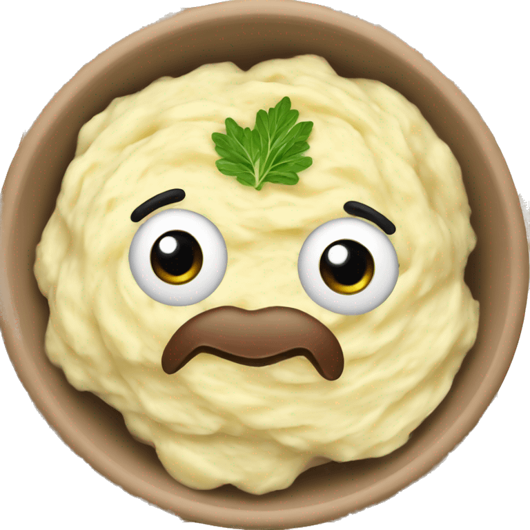 Mashed potatoes emoji