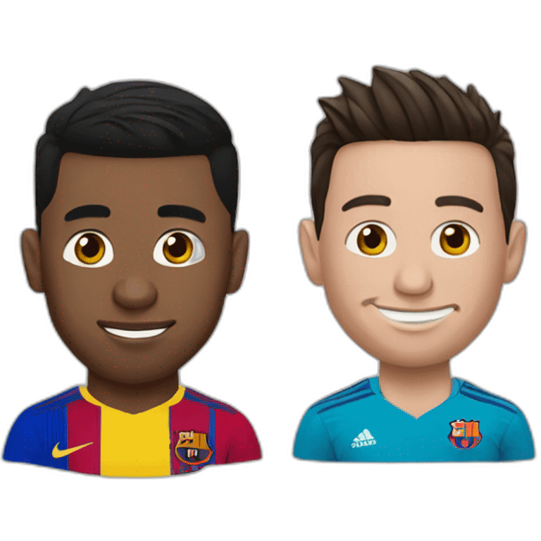 Ronaldo et messi emoji