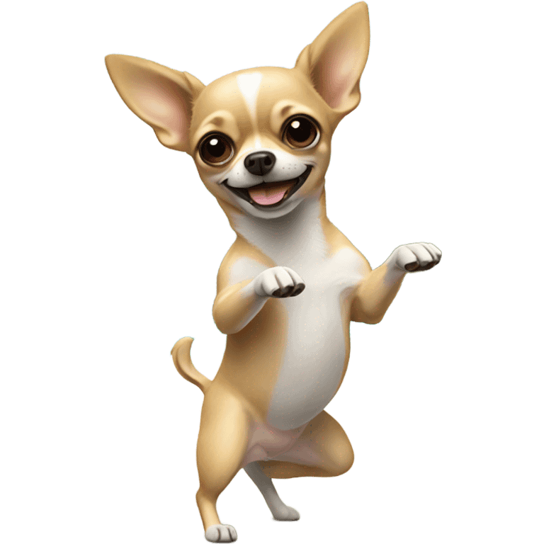 Chihuahua dancing emoji