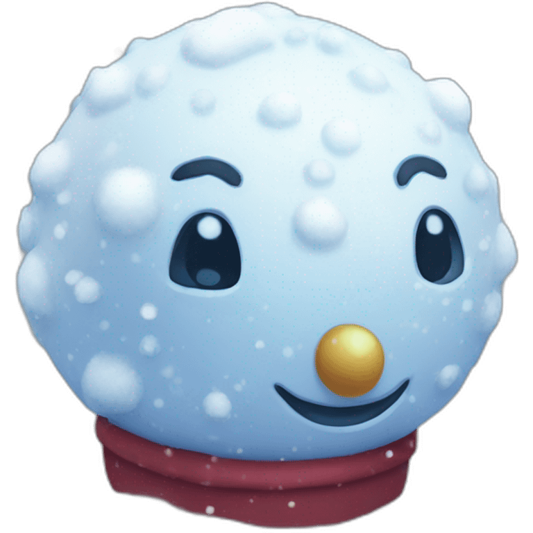 Snowman Statue Epic Mystery Legendary NewYear PokemonTheme Pokeball Snowfall Snowballs emoji