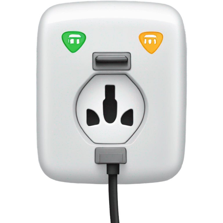 electric car charging socket emoji