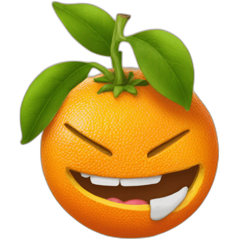 Ragondin dents oranges emoji