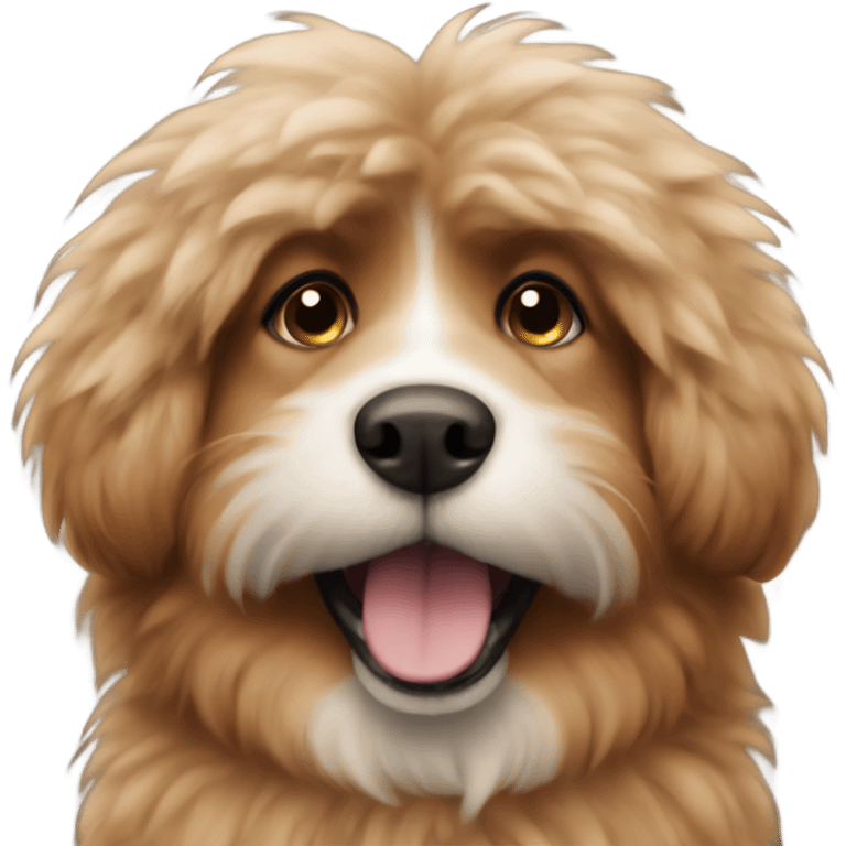 Brown fluffy dog emoji