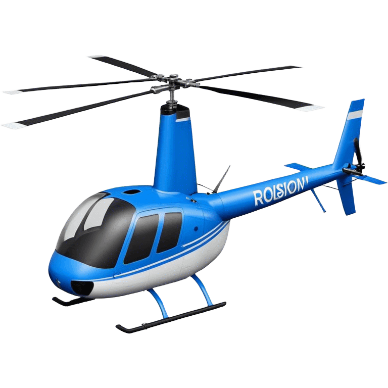 Robinson R44 - Robinson Helicopter Company (Model Year: 2021) (Iconic colour: Blue) emoji