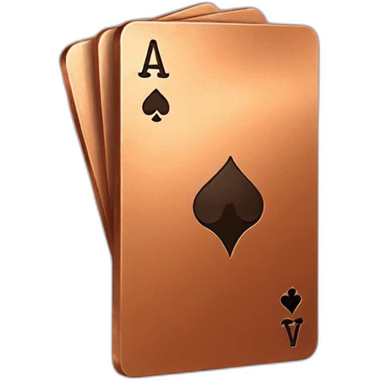 copper-poker-card emoji