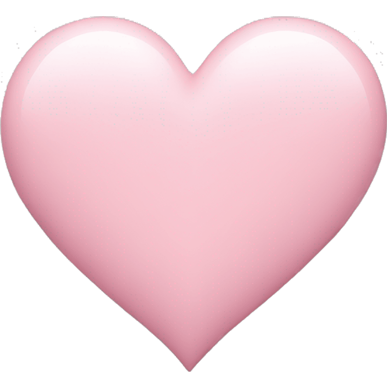 pastel pink heart emoji