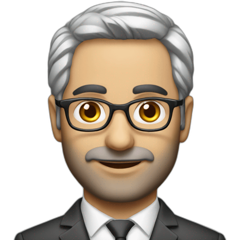 40yo male Iranian lawyer without tie emoji