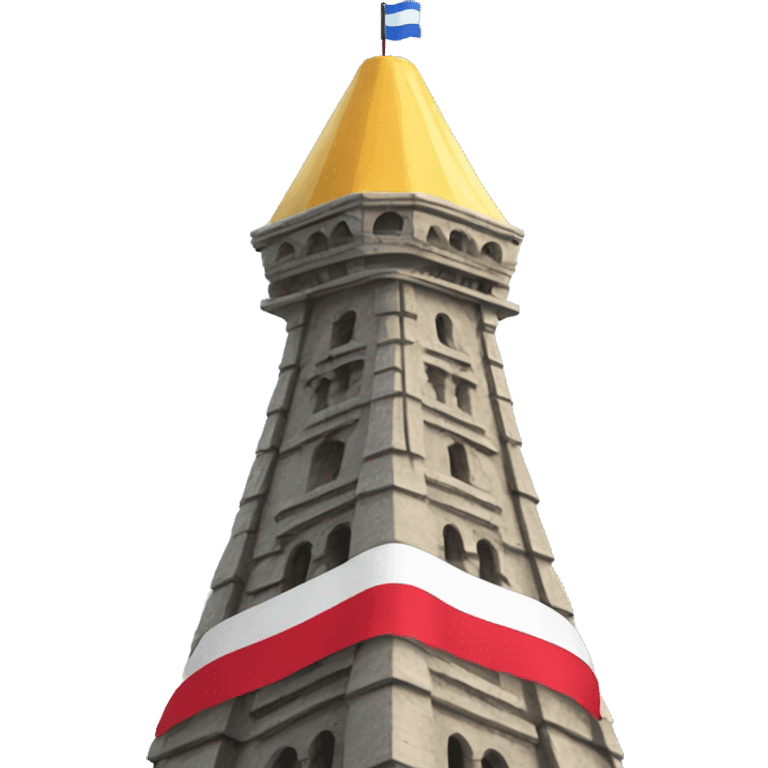 tower top with flag emoji