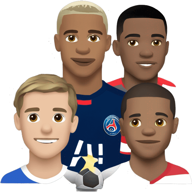 Mbappe et Griezmann  emoji