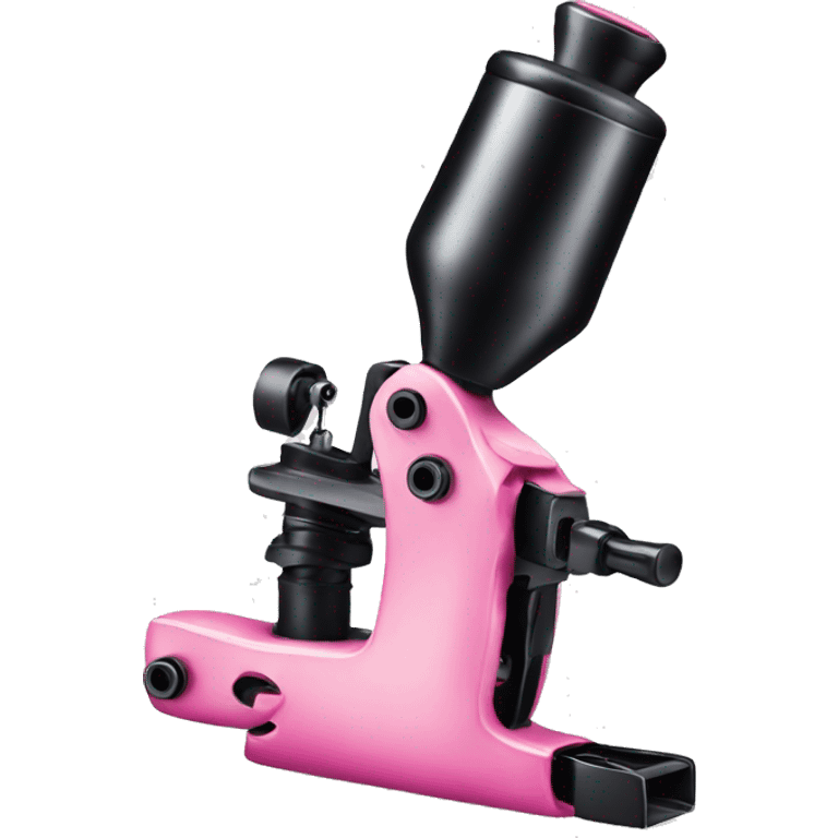 Pink tattoo machine emoji