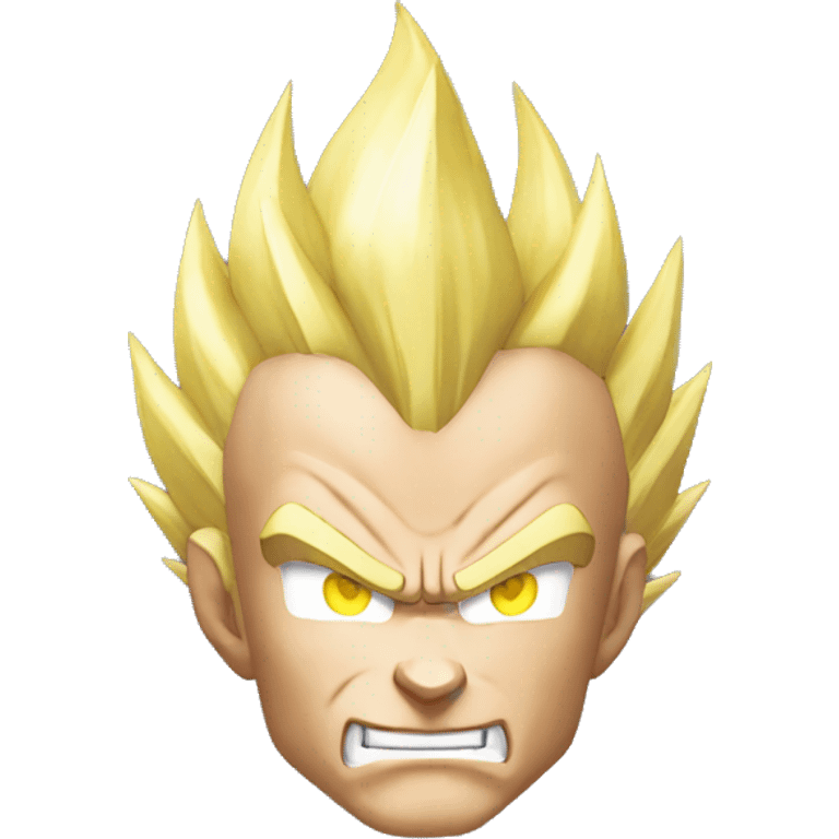 Vegeta as super saiyan 3 emoji