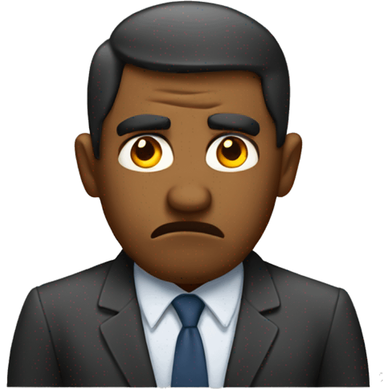 Annoyed at boss  emoji