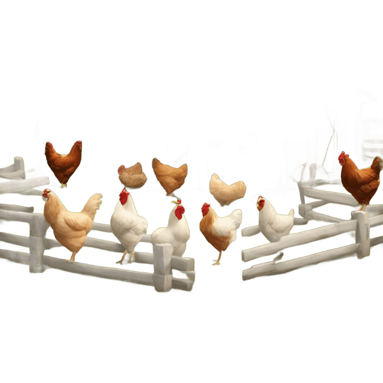 aesthetic farmhouse with chicken coop emoji