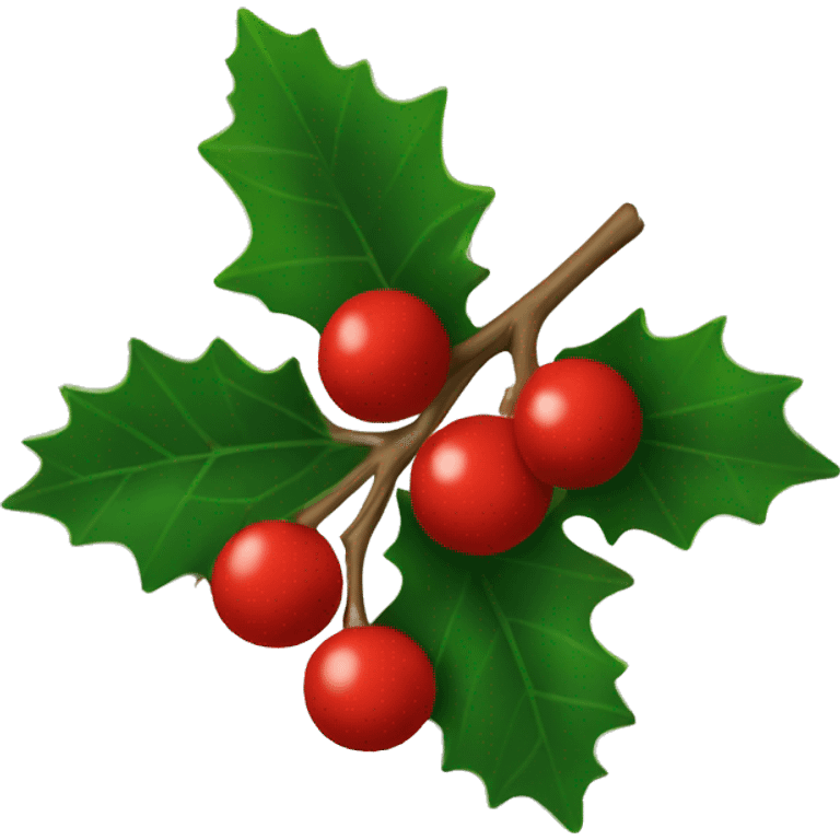 Holly berry  emoji